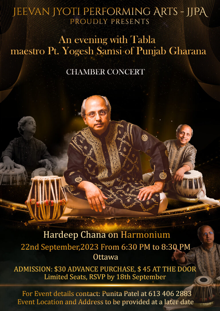 Pt Yogesh Samsi 22nd Sept, 2023